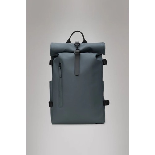 Σακίδιο Πλάτης Rains Rolltop Rucksack Large 14590-172 για Laptop 16'' Blue Dusk