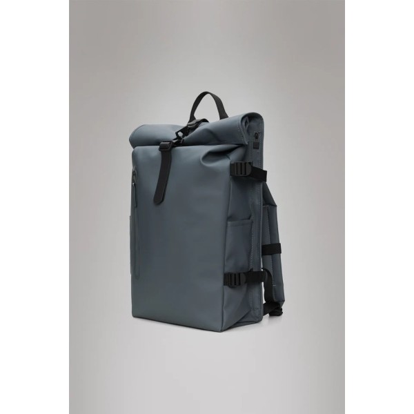 Σακίδιο Πλάτης Rains Rolltop Rucksack Large 14590-172 για Laptop 16'' Blue Dusk Σακίδιο Πλάτης Rains Rolltop Rucksack Large 14590-172 για Laptop 16'' Blue Dusk