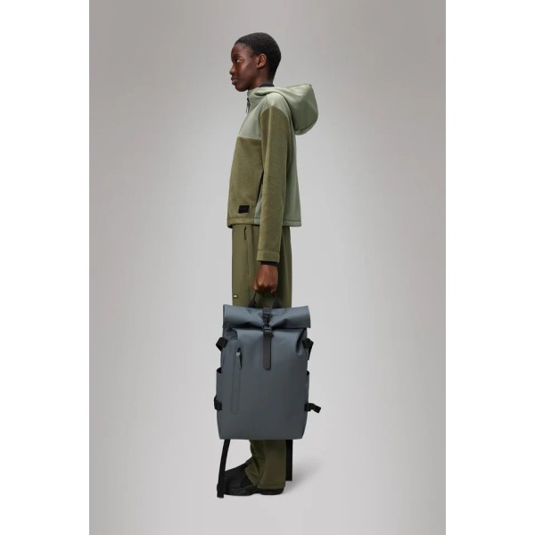 Σακίδιο Πλάτης Rains Rolltop Rucksack Large 14590-172 για Laptop 16'' Blue Dusk Σακίδιο Πλάτης Rains Rolltop Rucksack Large 14590-172 για Laptop 16'' Blue Dusk