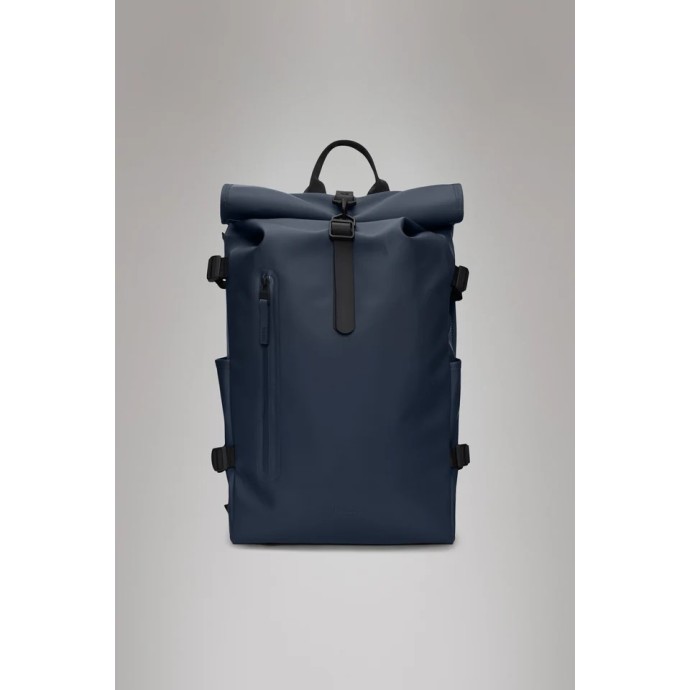 Σακίδιο Πλάτης Rains Rolltop Rucksack Large 14590-47 Navy για Laptop 16''