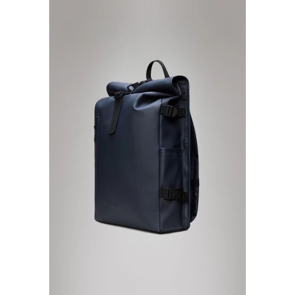 Σακίδιο Πλάτης Rains Rolltop Rucksack Large 14590-47 Navy για Laptop 16''
