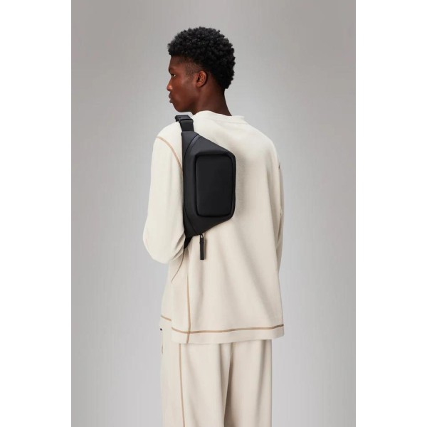 Τσαντάκι Μέσης Αδιάβροχο Rains Bum Bag Mini 1473-01 Black ΤΣΑΝΤΕΣ & ΠΟΡΤΟΦΟΛΙΑ