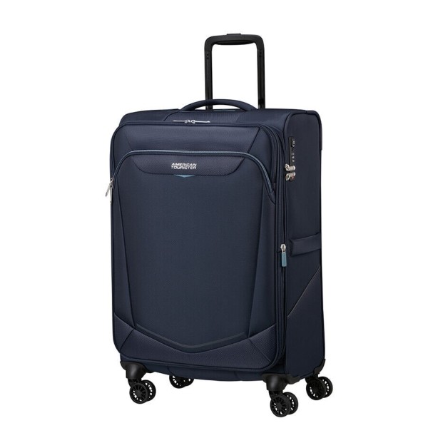 Βαλίτσα Μεσαία Μαλακή American Tourister Summerride Spinner 69cm 149499-1596 Navy