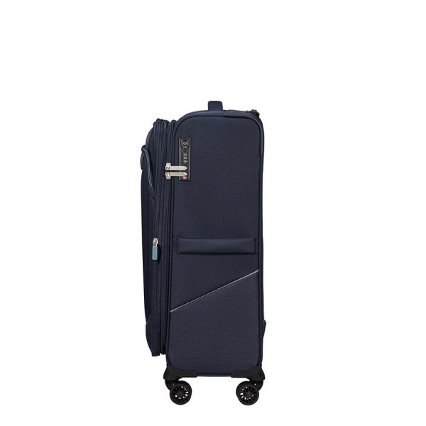 Βαλίτσα Μεσαία Μαλακή American Tourister Summerride Spinner 69cm 149499-1596 Navy