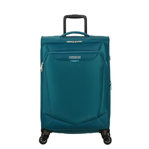 Βαλίτσα Μεσαία Μαλακή American Tourister Summerride Spinner 69cm 149499-2774 Totally Teal