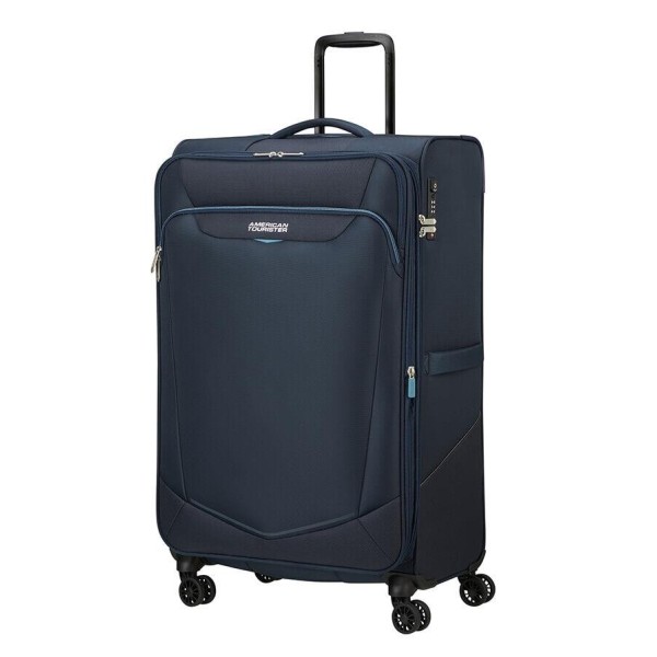 Βαλίτσα Μεγάλη Μαλακή Επεκτεινόμενη American Tourister Summerride |80x48x30/34cm| Navy