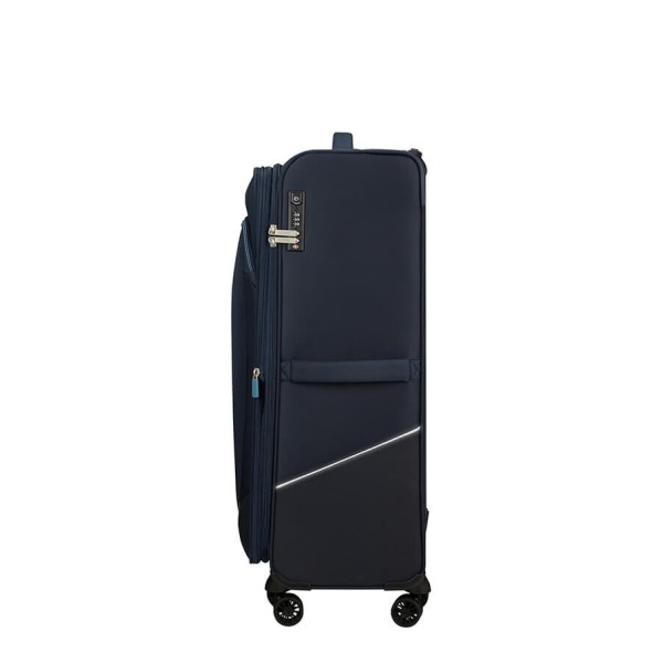 Βαλίτσα Μεγάλη Μαλακή Επεκτεινόμενη American Tourister Summerride |80x48x30/34cm| Navy