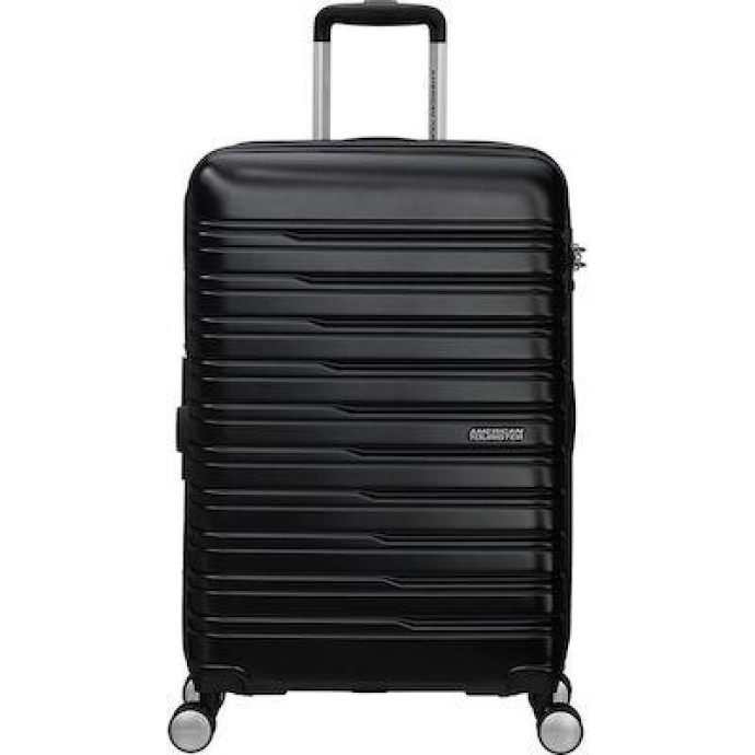 Βαλίτσα Μεσαία Σκληρή American Tourister Flashline Spinner 67cm 149768-0614 Shadow Black ΒΑΛΙΤΣΕΣ & ΣΑΚΟΙ ΤΑΞΙΔΙΟΥ