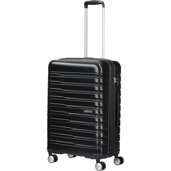 Βαλίτσα Μεσαία Σκληρή American Tourister Flashline Spinner 67cm 149768-0614 Shadow Black ΒΑΛΙΤΣΕΣ & ΣΑΚΟΙ ΤΑΞΙΔΙΟΥ
