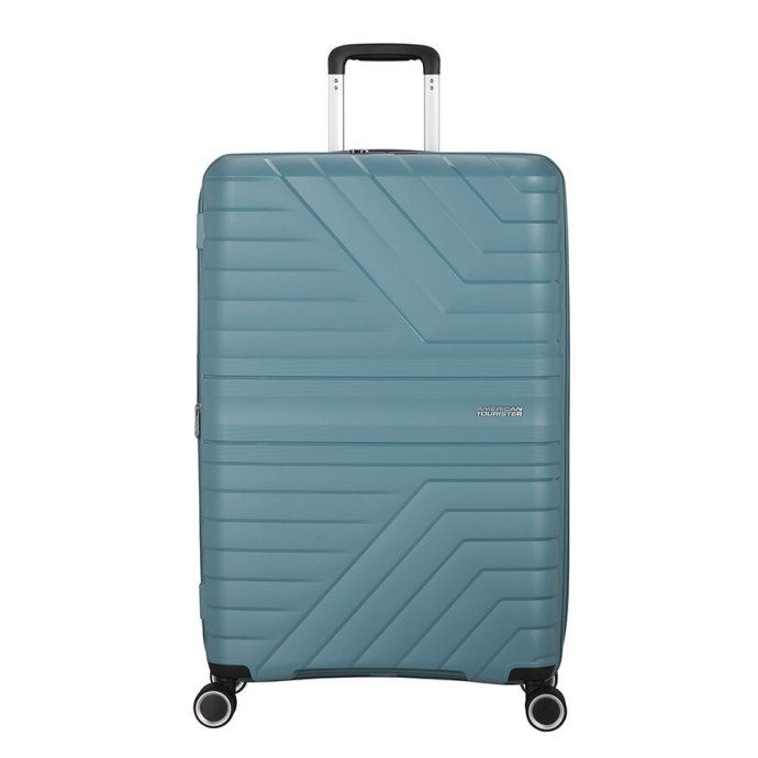 Βαλίτσα Μεγάλη Σκληρή Επεκτεινόμενη American Tourister Flytwist |78x50x30/33cm| PP Storm Blue