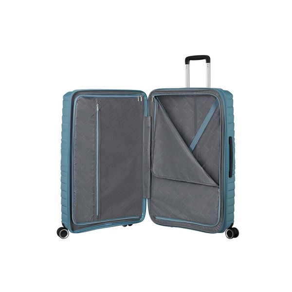 Βαλίτσα Μεγάλη Σκληρή Επεκτεινόμενη American Tourister Flytwist |78x50x30/33cm| PP Storm Blue