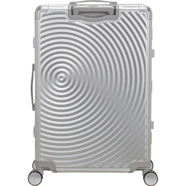 Βαλίτσα Μεγάλη American Tourister Soundbox Alu 77x52x30cm Silver