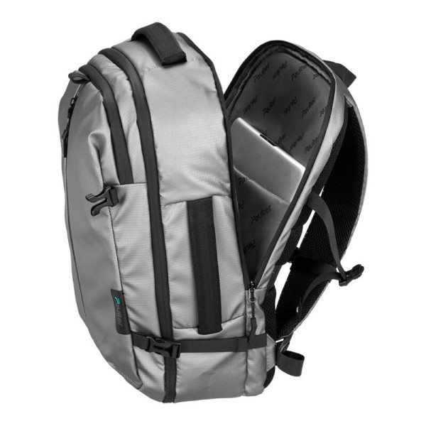 Σακίδιο Πλάτης- Καμπίνας Αδιάβροχο Paulter Laptop 16'' 1572-092 Ασημι
