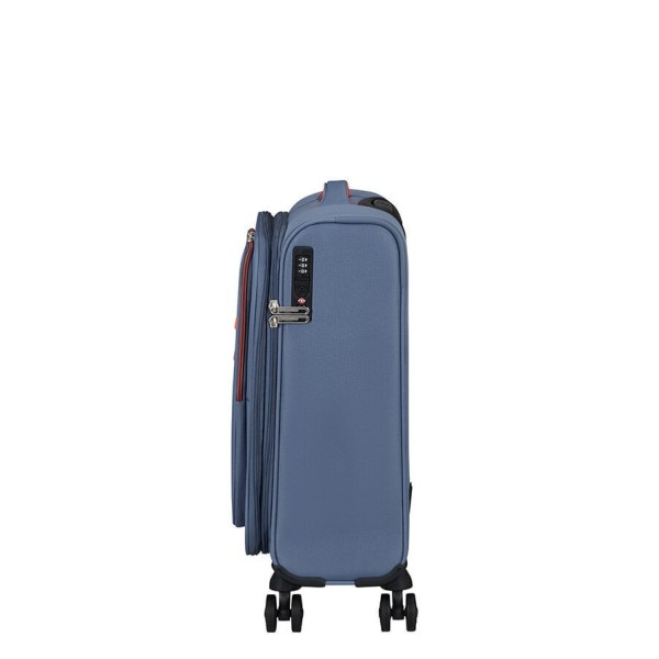 Βαλίτσα Καμπίνας Επεκτεινόμενη American Tourister Cloudrider 55x40x23/25 157365-E612 Stone Blue