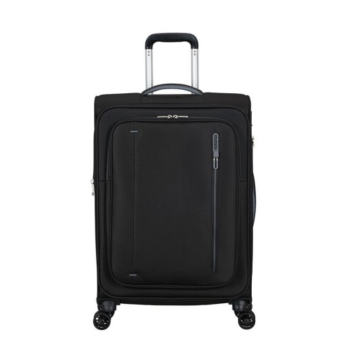 Βαλίτσα Μεσαία Μαλακή Επεκτεινόμενη American Tourister Cloudrider 67cm 157366-1465 Jet Black