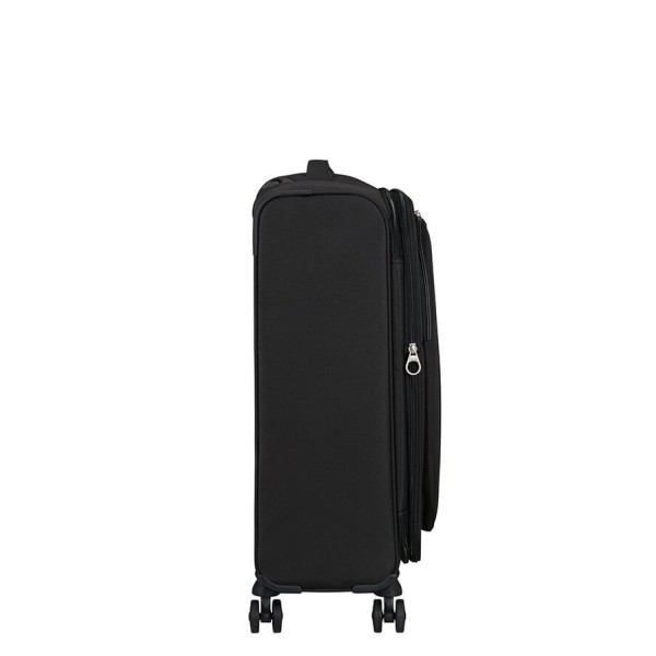 Βαλίτσα Μεσαία Μαλακή Επεκτεινόμενη American Tourister Cloudrider 67cm 157366-1465 Jet Black