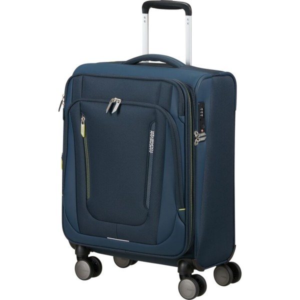 Βαλίτσα Καμπίνας Μαλακή Επεκτεινόμενη American Tourister Wanderlite |55x40x23/25cm| Dark Navy Βαλίτσα Καμπίνας Μαλακή Επεκτεινόμενη American Tourister Wanderlite |55x40x23/25cm| Dark Navy