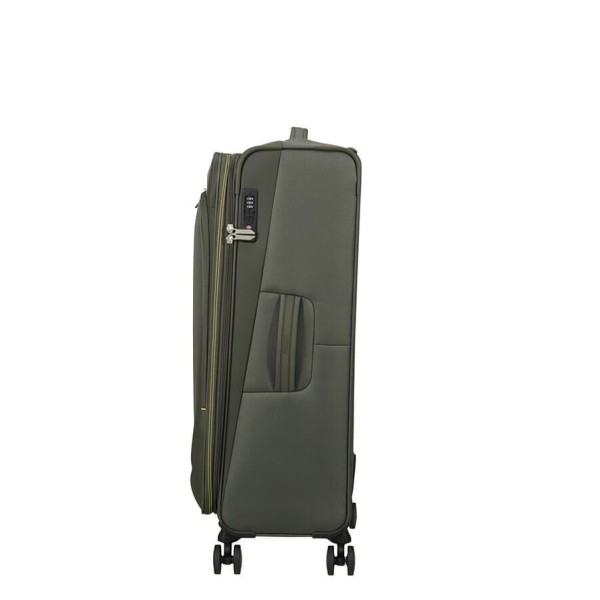 Βαλίτσα Μεσαία Μαλακή Επεκτεινόμενη American Tourister Wanderlite 68x43x29/32cm Dark Khaki
