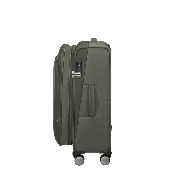 Βαλίτσα Μεσαία Μαλακή Επεκτεινόμενη American Tourister Wanderlite 68x43x29/32cm Dark Khaki