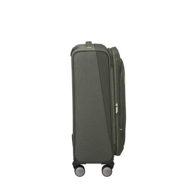 Βαλίτσα Μεσαία Μαλακή Επεκτεινόμενη American Tourister Wanderlite 68x43x29/32cm Dark Khaki