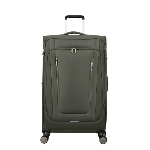 Βαλίτσα Μαλακή Επεκτεινόμενη American Tourister Wanderlite 79cm 158078-3457 Dark Khaki