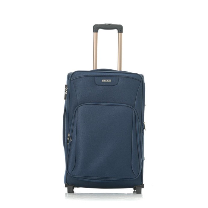 Βαλίτσα Καμπίνας Μαλακή RCM 55cm 16108-55 Επεκτεινόμενη Μπλε