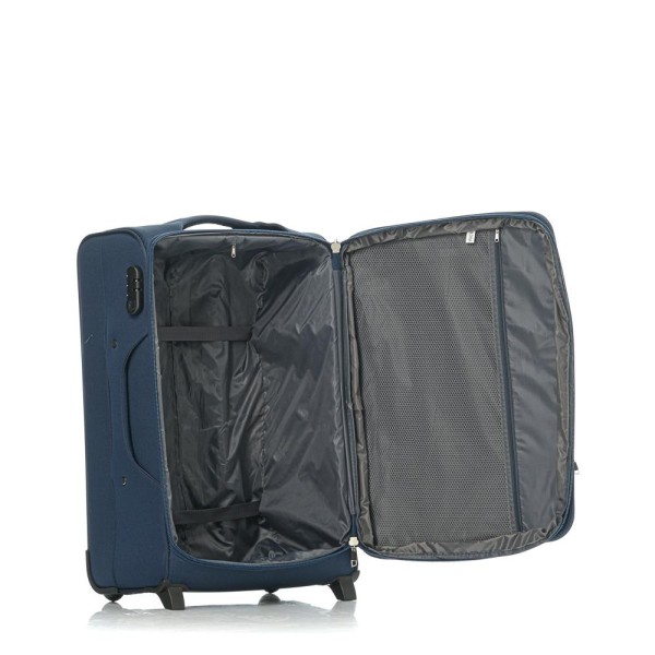 Βαλίτσα Καμπίνας Μαλακή RCM 55cm 16108-55 Επεκτεινόμενη Μπλε
