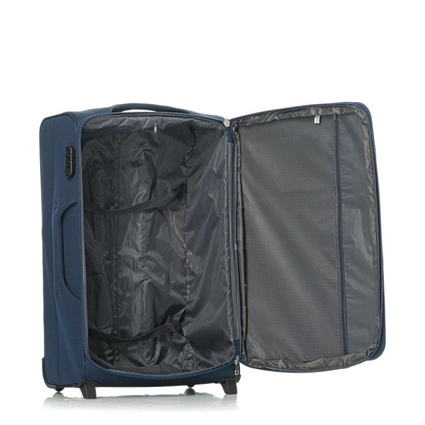 Βαλίτσα Μεγάλη Μαλακή RCM 78cm 16108-78 Επεκτεινόμενη Μπλε ΒΑΛΙΤΣΕΣ & ΣΑΚΟΙ ΤΑΞΙΔΙΟΥ
