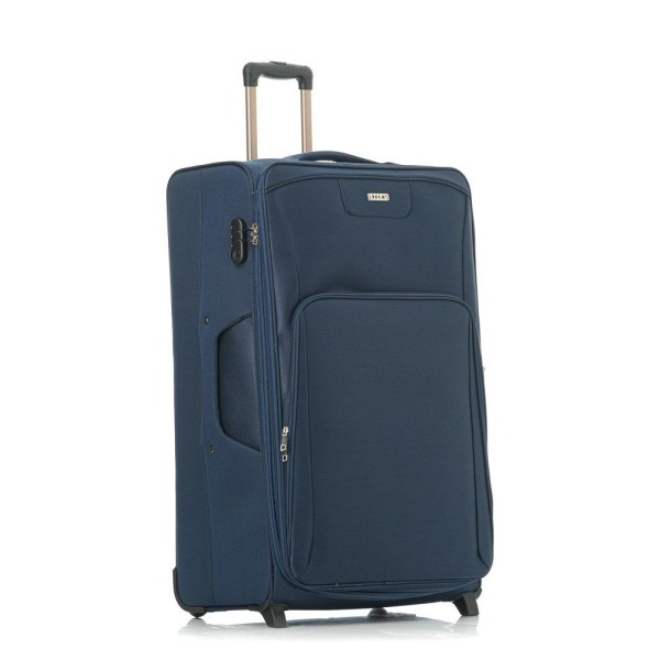 Βαλίτσα Μαλακή RCM 87cm 16108-85 Επεκτεινόμενη Μπλε