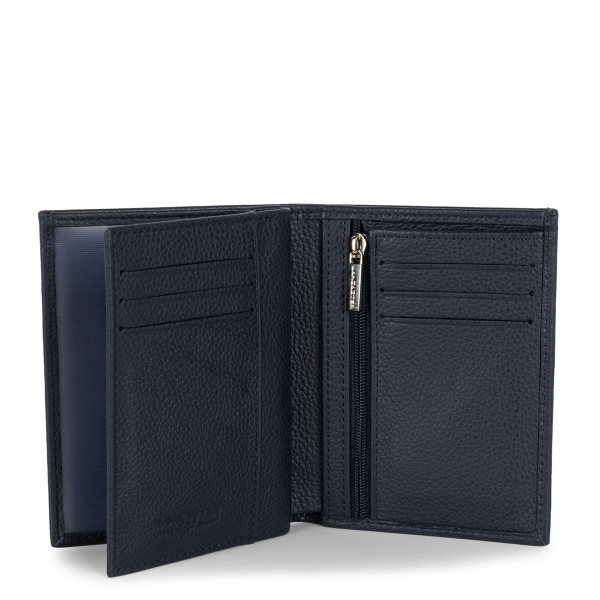 Πορτοφόλι Δερμάτινο Όρθιο Lancaster Milano Gentlemen Medium 1704 Βleufonc Πορτοφόλι Δερμάτινο Όρθιο Lancaster Milano Gentlemen Medium 1704 Βleufonc