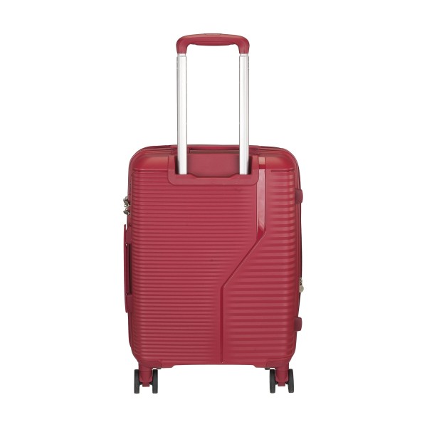 Βαλίτσα Καμπίνας Σκληρή Explorer 55cm 172-55 Επεκτεινόμενη Burgundy