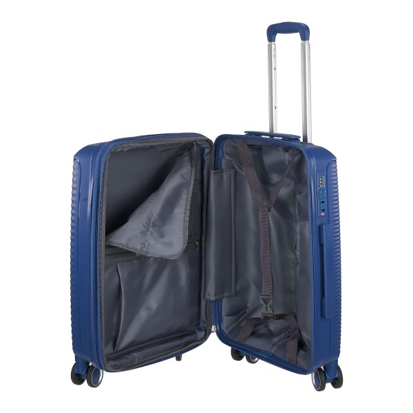Βαλίτσα Μεσαία Σκληρή Επεκτεινόμενη Explorer 172-65 Navy ΒΑΛΙΤΣΕΣ & ΣΑΚΟΙ ΤΑΞΙΔΙΟΥ
