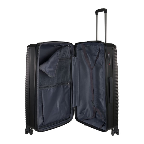 Βαλίτσα Μεγάλη Σκληρή Explorer 172-75 Επεκτεινόμενη Μαύρο ΒΑΛΙΤΣΕΣ & ΣΑΚΟΙ ΤΑΞΙΔΙΟΥ