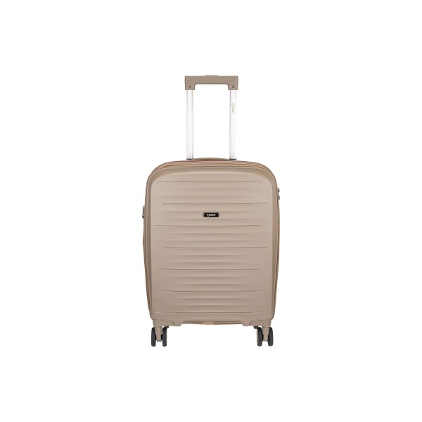 Βαλίτσα Καμπίνας Σκληρή Explorer 55cm  Επεκτεινόμενη 178-20-Beige