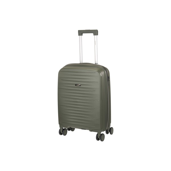 Βαλίτσα Καμπίνας Σκληρή Explorer 55cm Επεκτεινόμενη 178-20 Πράσινο