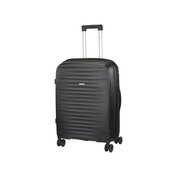 Βαλίτσα Μεσαία Σκληρή Επεκτεινόμενη 65cm Xplorer 178-24 Μαύρο Βαλίτσα Μεσαία Σκληρή Επεκτεινόμενη 65cm Xplorer 178-24 Μαύρο