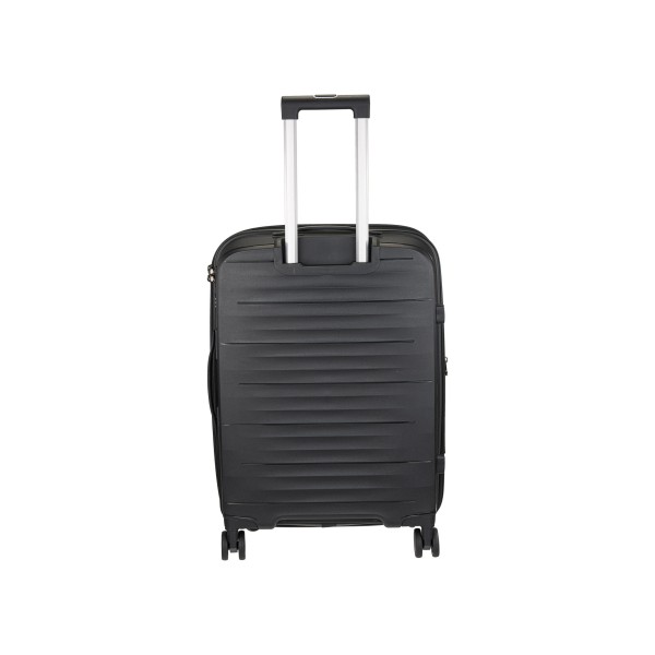Βαλίτσα Μεσαία Σκληρή Επεκτεινόμενη 65cm Xplorer 178-24 Μαύρο Βαλίτσα Μεσαία Σκληρή Επεκτεινόμενη 65cm Xplorer 178-24 Μαύρο
