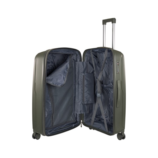 Βαλίτσα Μεγάλη Σκληρή Επεκτεινόμενη 75cm Xplorer 178-28 Πράσινο