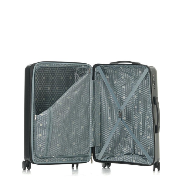 Βαλίτσα Καμπίνας Σκληρή RCM 180-55 Επεκτεινόμενη Μαύρο ΒΑΛΙΤΣΕΣ & ΣΑΚΟΙ ΤΑΞΙΔΙΟΥ