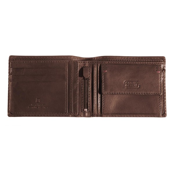 Πορτοφόλι Δερμάτινο Πλάγιο Camel Active Salamanca 181-703-29 Καφέ