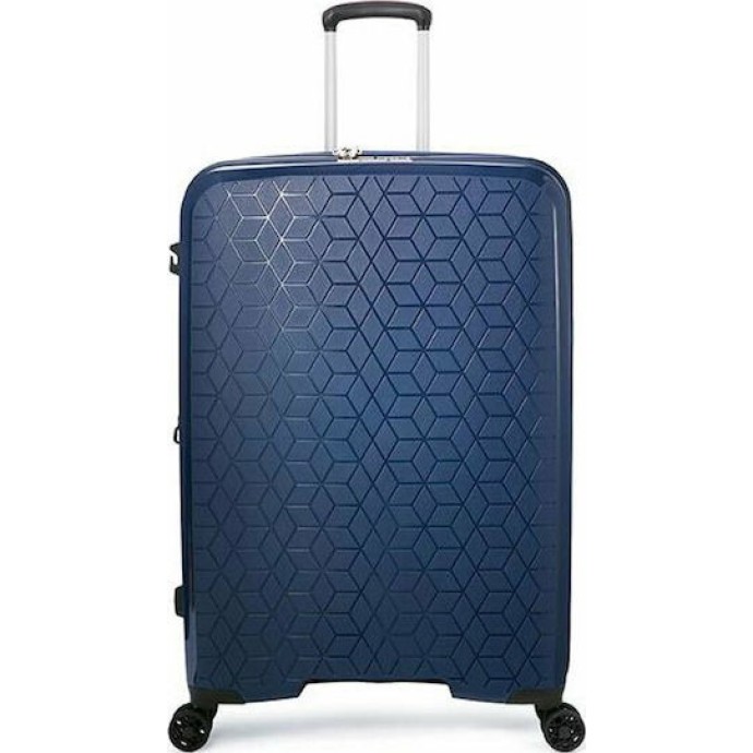 Βαλίτσα Μεγάλη Σκληρή Επεκτεινόμενη Verage Diamond 18106-L Spinner 78cm  Blue