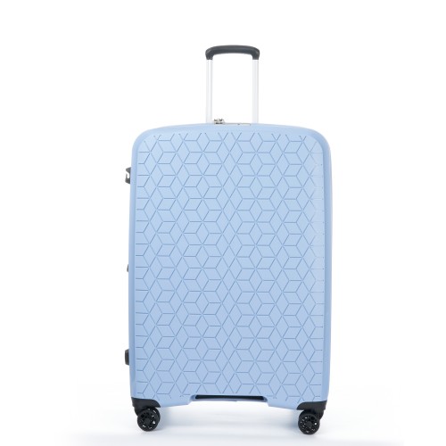 Βαλίτσα Μεγάλη Σκληρή Επεκτεινόμενη Verage Diamond 18106-L Spinner 78cm Polar Blue