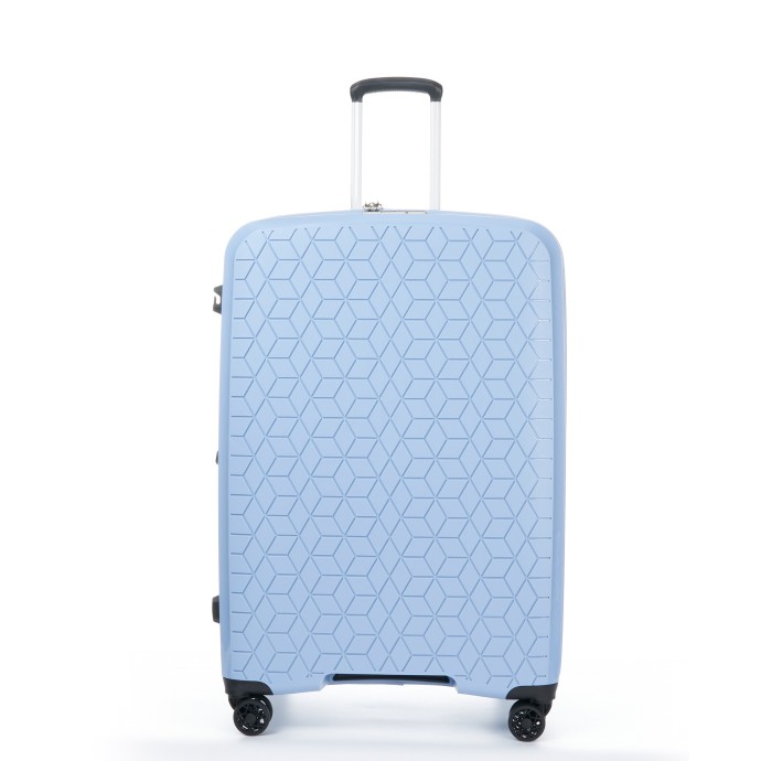 Βαλίτσα Μεγάλη Σκληρή Επεκτεινόμενη Verage Diamond 18106-L Spinner 78cm Polar Blue