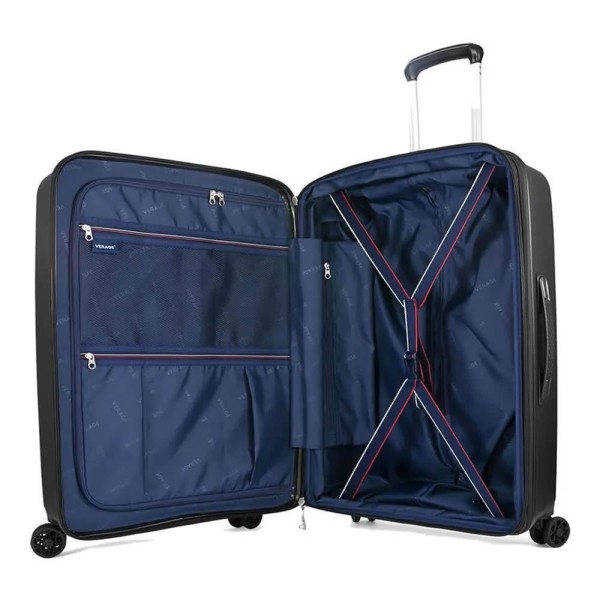 Βαλίτσα Μεγάλη Σκληρή Επεκτεινόμενη Verage Diamond 18106-L Spinner 78cm Polar Blue