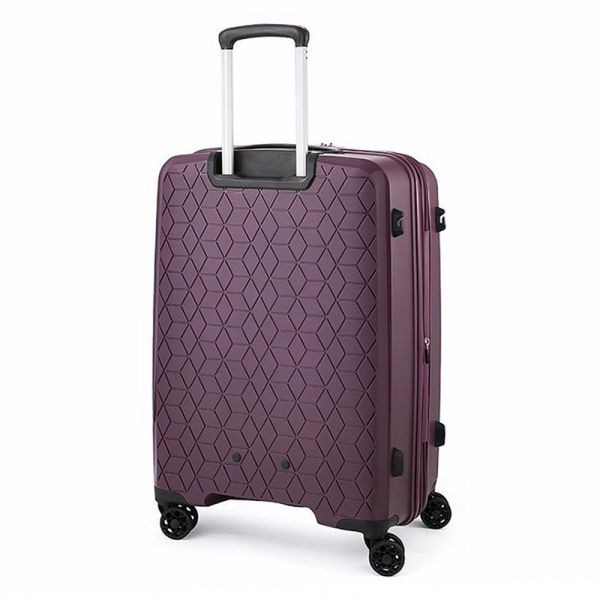 Βαλίτσα Μεγάλη Σκληρή Επεκτεινόμενη Verage Diamond 18106-L Spinner 78cm Μωβ