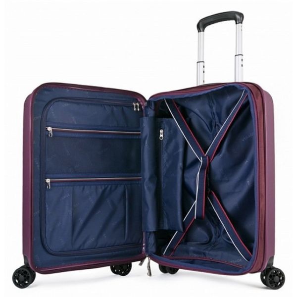 Βαλίτσα Μεγάλη Σκληρή Επεκτεινόμενη Verage Diamond 18106-L Spinner 78cm Μωβ