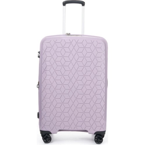 Βαλίτσα Μεσαία Σκληρή Επεκτεινόμενη Verage Diamond 18106-M Spinner 68cm Lavender