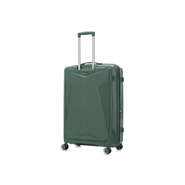 Βαλίτσα Μεγάλη Σκληρή Rcm 182-75 Επεκτεινόμενη Army Green ΒΑΛΙΤΣΕΣ & ΣΑΚΟΙ ΤΑΞΙΔΙΟΥ
