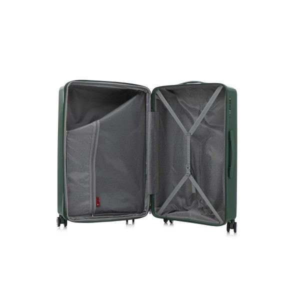 Βαλίτσα Μεγάλη Σκληρή Rcm 182-75 Επεκτεινόμενη Army Green ΒΑΛΙΤΣΕΣ & ΣΑΚΟΙ ΤΑΞΙΔΙΟΥ