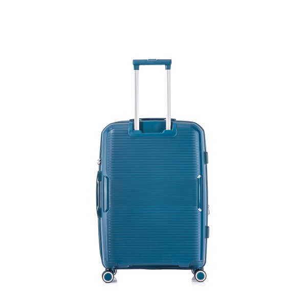 Βαλίτσα Μεσαία Σκληρή Επεκτεινόμενη RCM184 68x45x32/35  Πετρολ